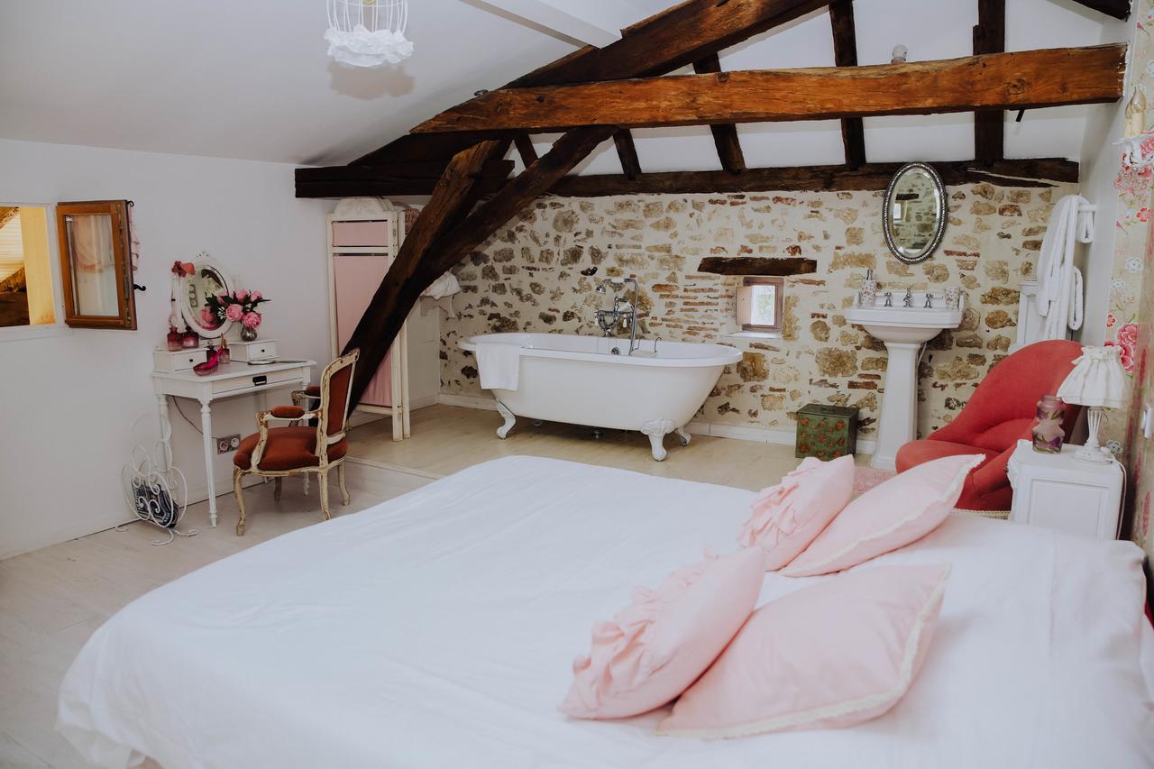 La Maison Bleue Villeréal Buitenkant foto