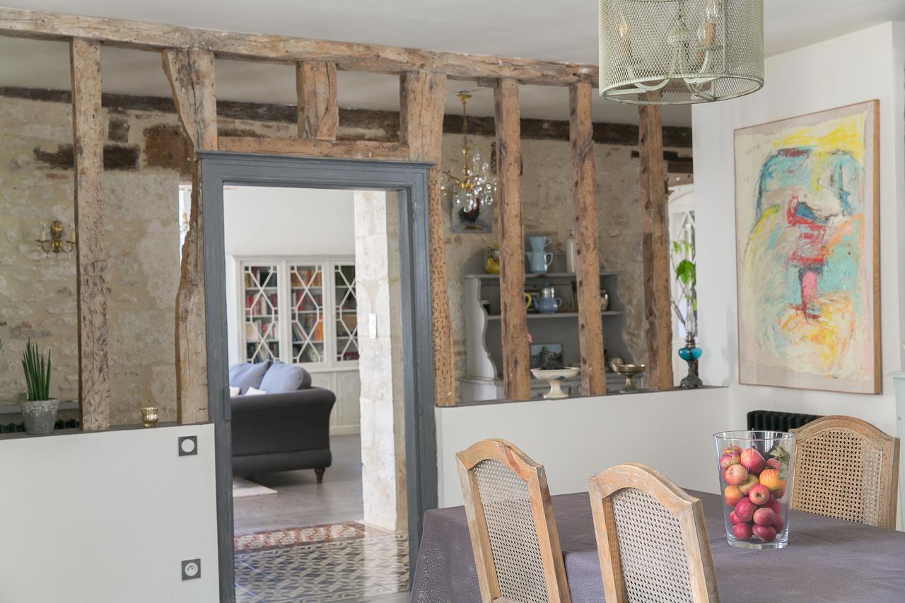 La Maison Bleue Villeréal Buitenkant foto