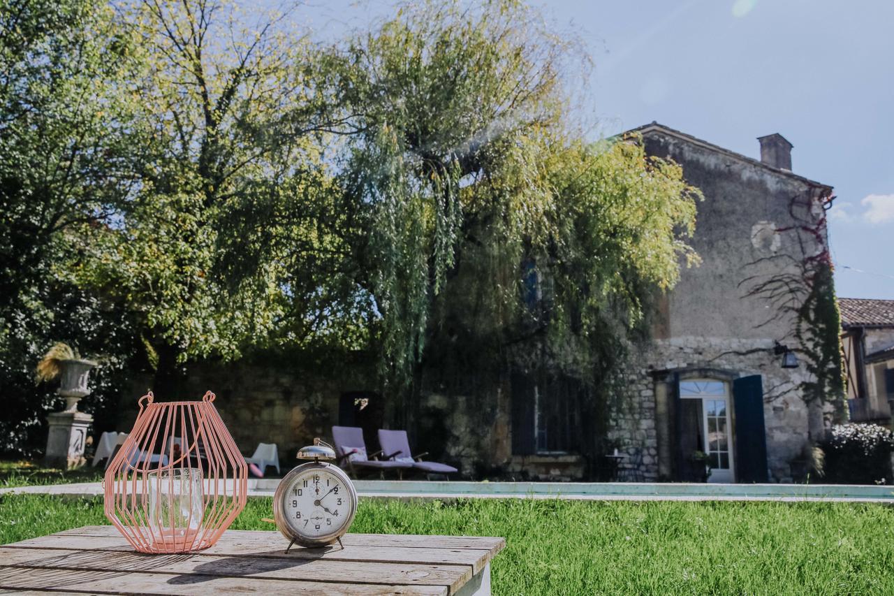 La Maison Bleue Villeréal Buitenkant foto